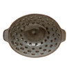 Ash Brown Stoneware Oval Berry Bowl - Freshie & Zero Studio Shop