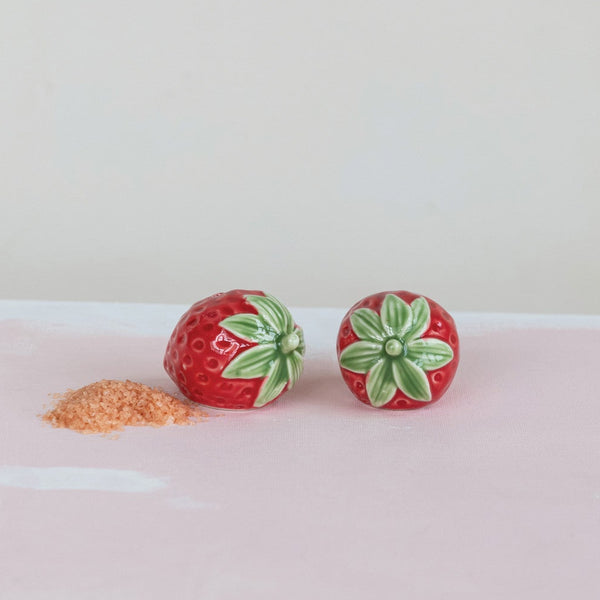 Strawberry Salt & Pepper Shakers - Freshie & Zero Studio Shop