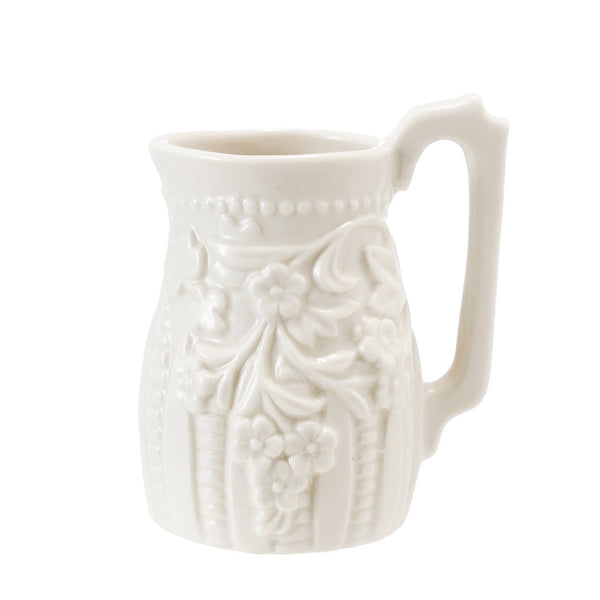White Vintage Style Mini Creamer - Freshie & Zero Studio Shop