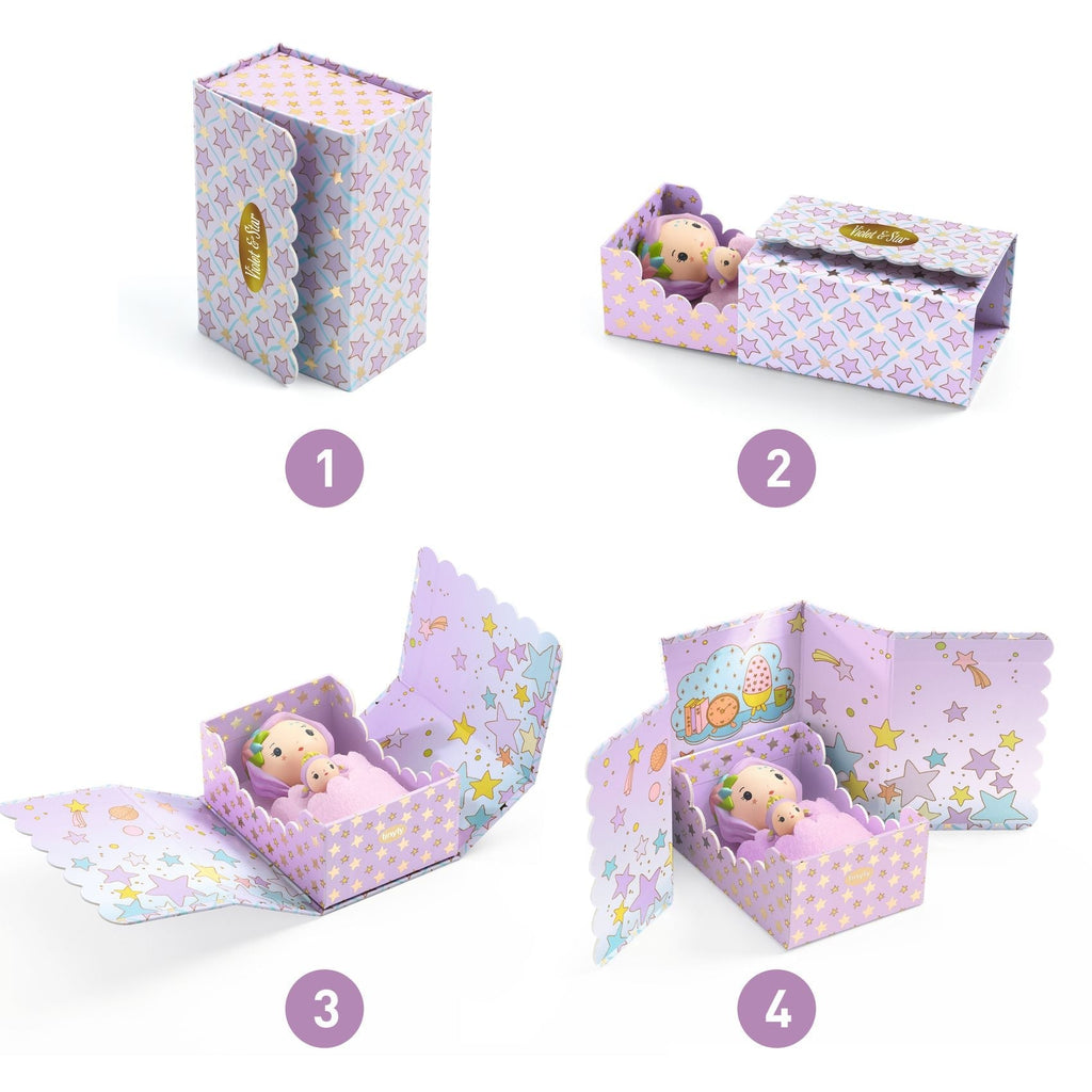 Violet & Star Tinyroom Tinyly Figurine Set - Freshie & Zero Studio Shop