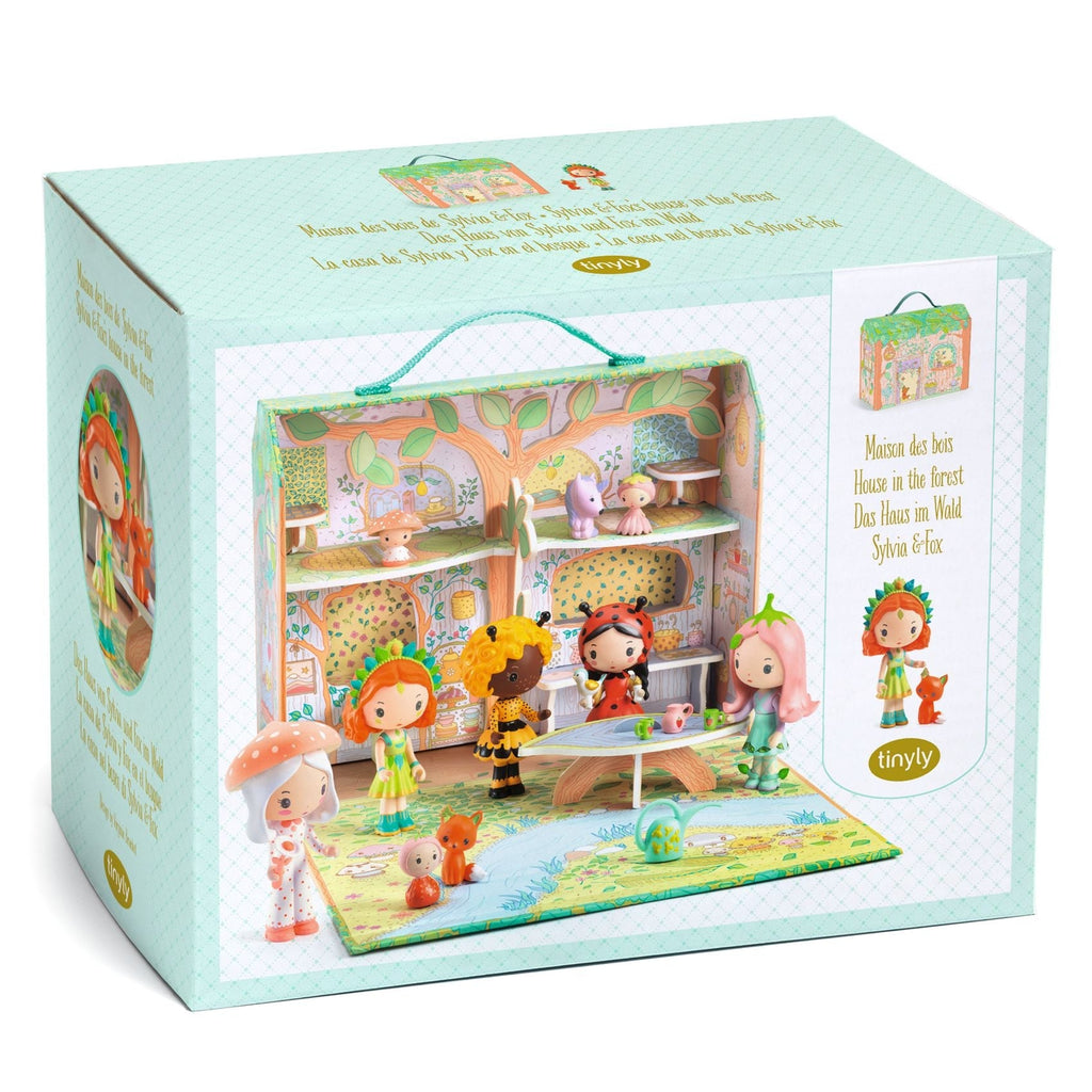Sylvia & Fox's House in the Forest Tinyly Play Set - Freshie & Zero Studio Shop