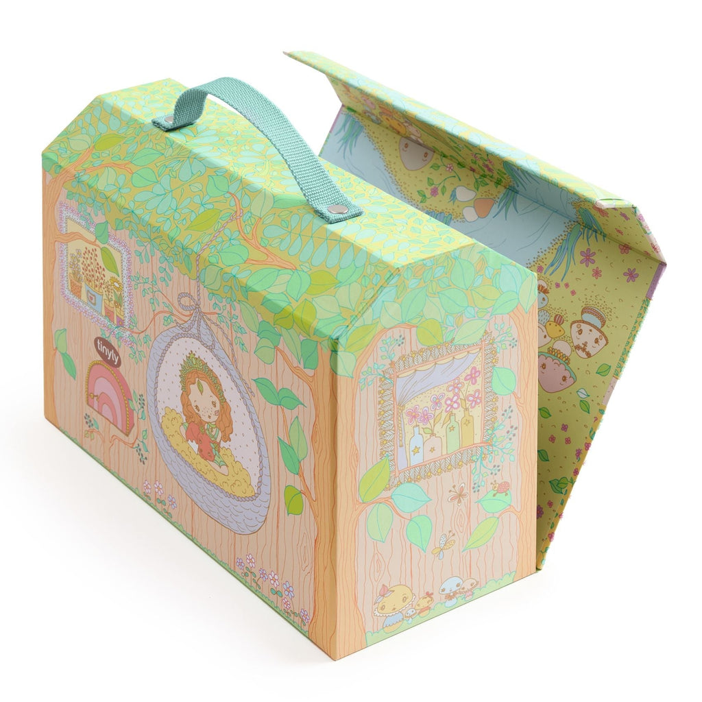 Sylvia & Fox's House in the Forest Tinyly Play Set - Freshie & Zero Studio Shop