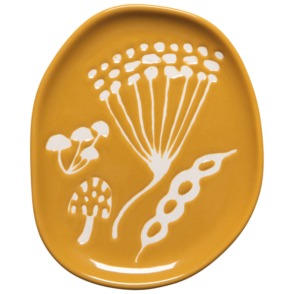 Wildgrove Imprint Mustard Yellow Trinket Tray - Freshie & Zero Studio Shop