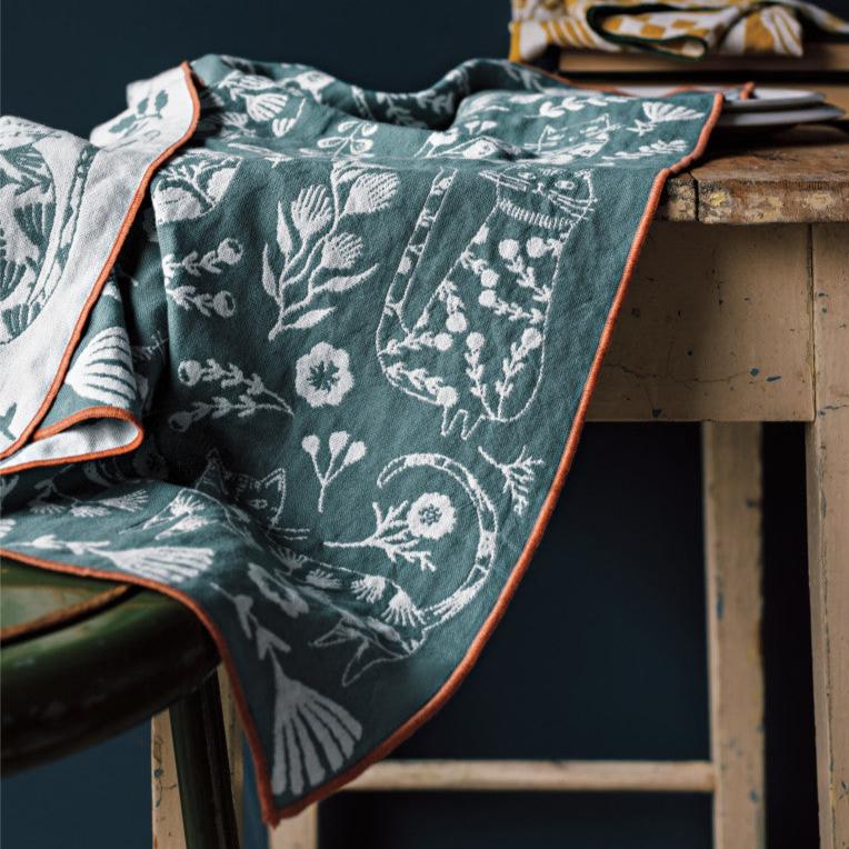 Catbloom Double Cloth Dishtowel by Danica - Freshie & Zero Studio Shop