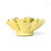 English Garden Collection Ceramic Wall Flower: 5.25" Lime Yellow Larkspur - Freshie & Zero Studio Shop