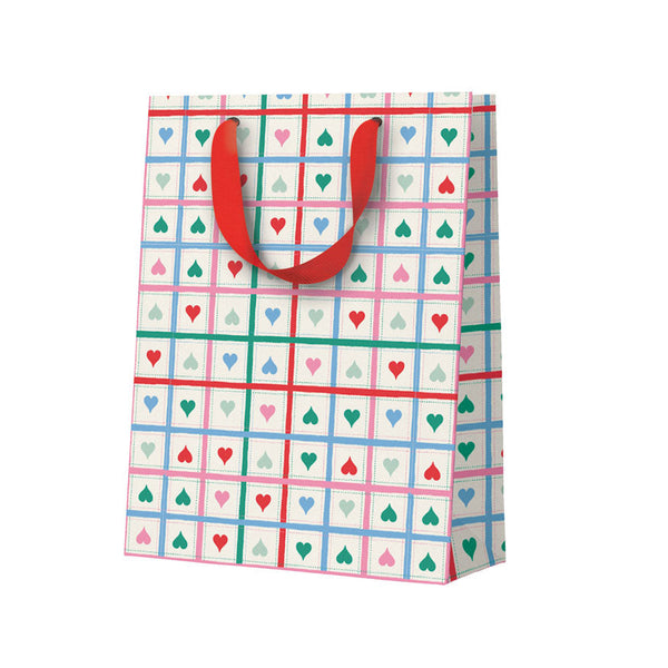 Heart Grid Small Gift Bag - Freshie & Zero Studio Shop