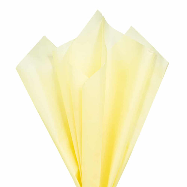 Pastel Yellow Solid Tissue Paper - Freshie & Zero Studio Shop