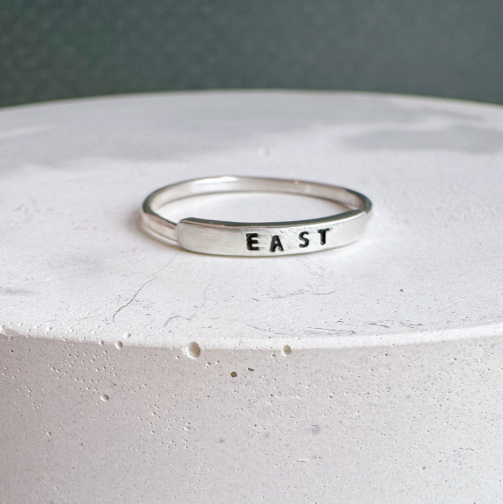 EAST Handmade Ring by Christina Kober - Freshie & Zero Studio Shop