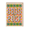 Good Luck Typographic Greeting Card - Freshie & Zero Studio Shop