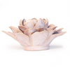 France Collection Ceramic Wall Flower: 5.5" Pink Sand Starbrite Water Lily - Freshie & Zero Studio Shop