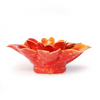 Ceramic Wall Flower: 4.25" Orange Yellow Paris Daisy - Freshie & Zero Studio Shop