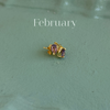 Birthstone Teardrop Gold Stud Earrings - Freshie & Zero Studio Shop
