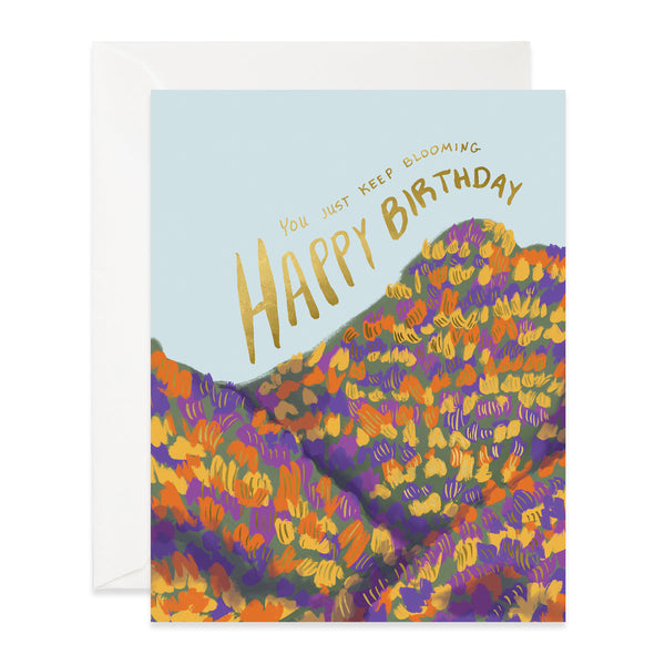 You Keep Blooming Birthday Card - Freshie & Zero Studio Shop
