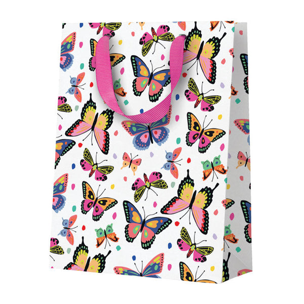 Bright Butterflies Medium Gift Bag - Freshie & Zero Studio Shop