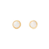 Opal Gold Stud Earrings - Freshie & Zero Studio Shop