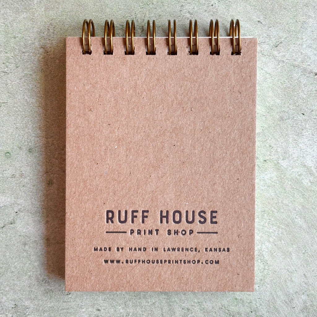 East Nashville Pocket Notepad: Ocean Mist - Freshie & Zero Studio Shop
