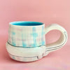 Handmade Ceramic Plaid Dachshund Mug - Freshie & Zero Studio Shop