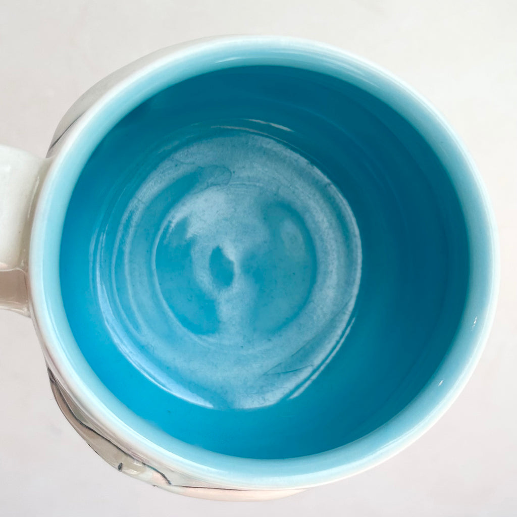 Handmade Ceramic Plaid Dachshund Mug - Freshie & Zero Studio Shop