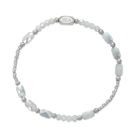 Coastal Crystals Stretch Bracelet by ISLA - Freshie & Zero Studio Shop