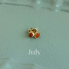 Birthstone Teardrop Gold Stud Earrings - Freshie & Zero Studio Shop