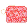 Zipper ID Wallet - Red Floral - Freshie & Zero Studio Shop