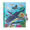 Sharks and Friends Kid's Lock & Key Diary - Freshie & Zero Studio Shop