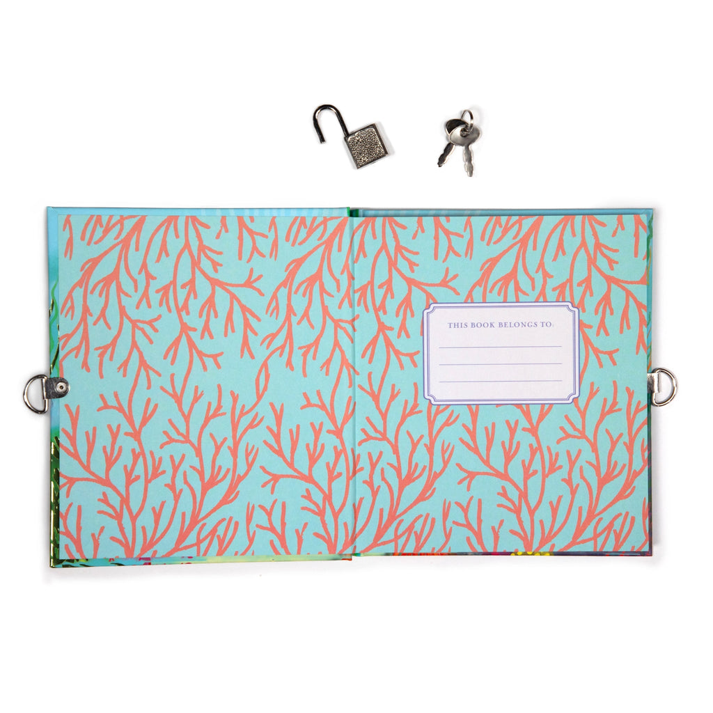 Sharks and Friends Kid's Lock & Key Diary - Freshie & Zero Studio Shop