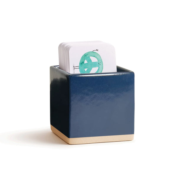 Little Notes Ceramic Holder - Midnight - Freshie & Zero Studio Shop