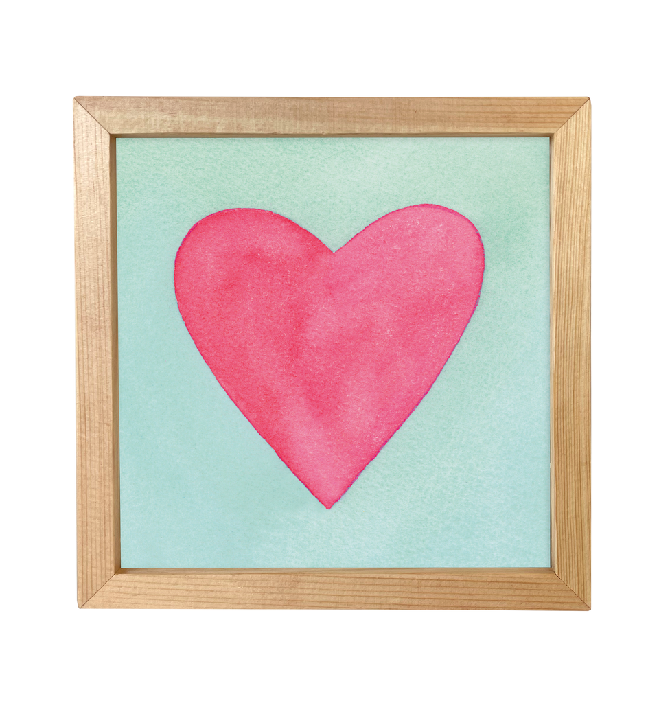 I Heart U framed prints by e. Frances - Freshie & Zero Studio Shop
