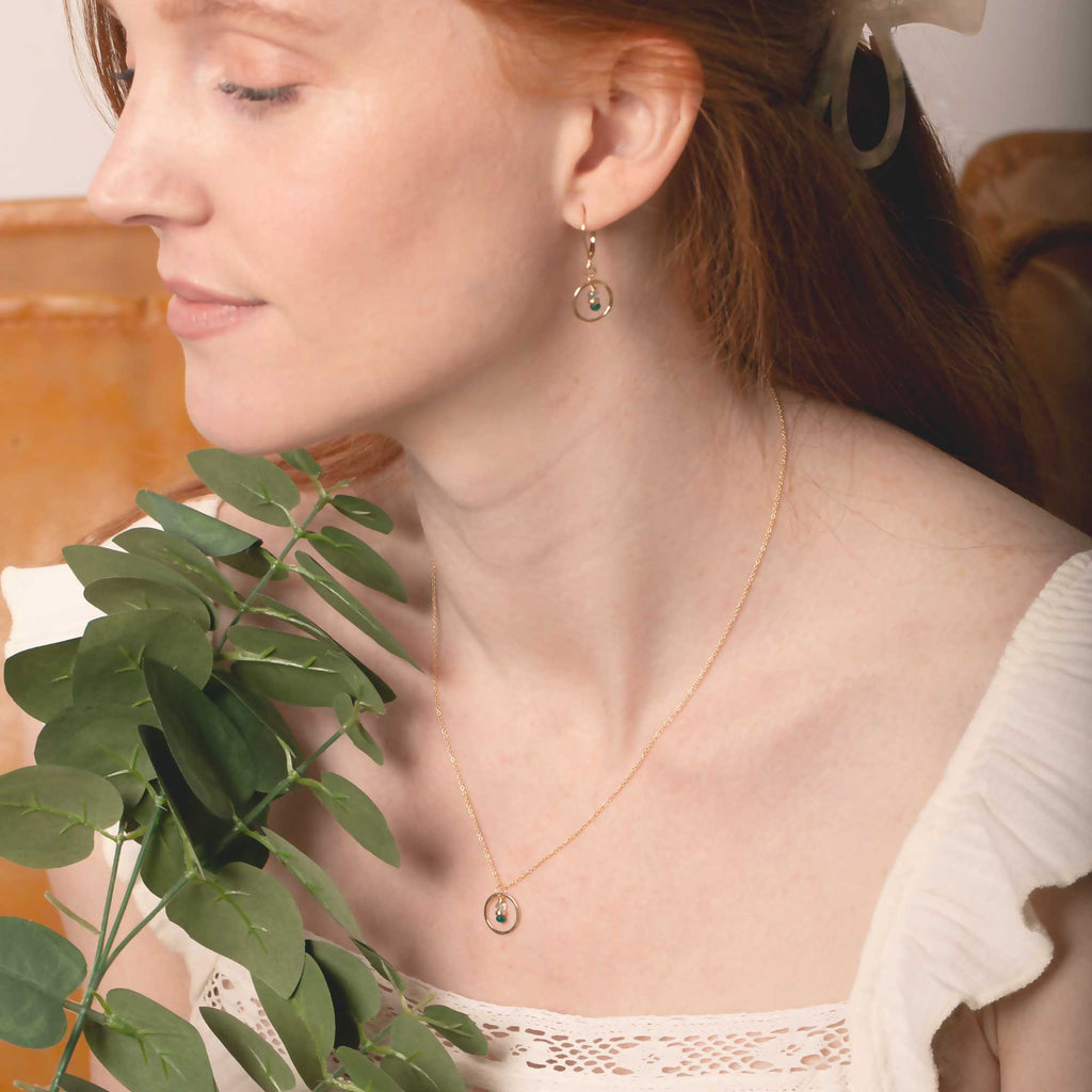 seedling leaf necklace - Freshie & Zero Studio Shop
