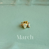 Birthstone Teardrop Gold Stud Earrings - Freshie & Zero Studio Shop