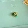 Birthstone Teardrop Gold Stud Earrings - Freshie & Zero Studio Shop