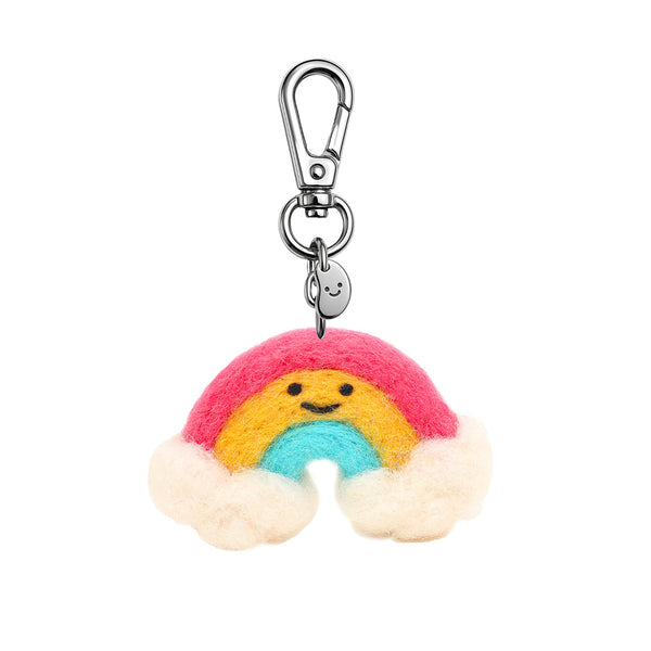 Rain The Rainbow Felt Keychain (13967) - Freshie & Zero Studio Shop