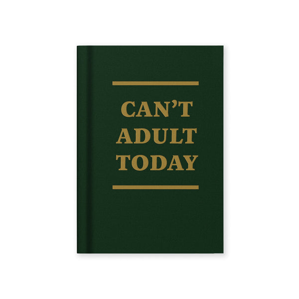 Can't Adult Today Mini Fabric Hardback Notebook - Freshie & Zero Studio Shop