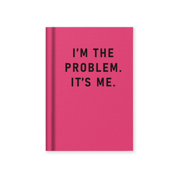I'm The Problem It's Me Mini Fabric Hardback Notebook - Freshie & Zero Studio Shop