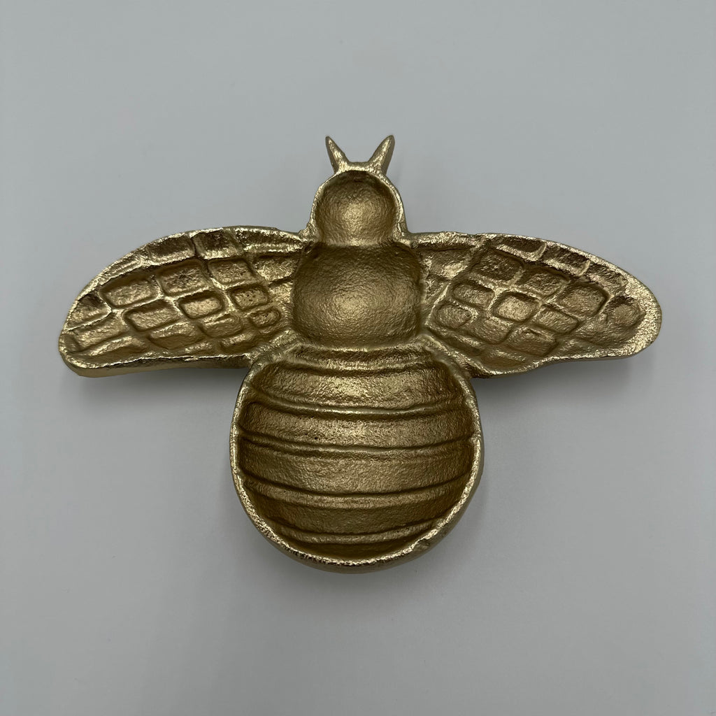 Gold Brass Bee Dish - Freshie & Zero Studio Shop