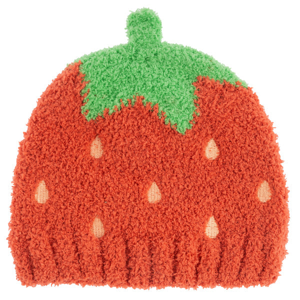 Strawberry Chenille Baby Beanie - Freshie & Zero Studio Shop