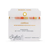 Confident: Morse Code Tila Bracelet - Freshie & Zero Studio Shop