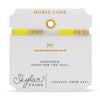Joy: Morse Code Tila Bracelet - Freshie & Zero Studio Shop