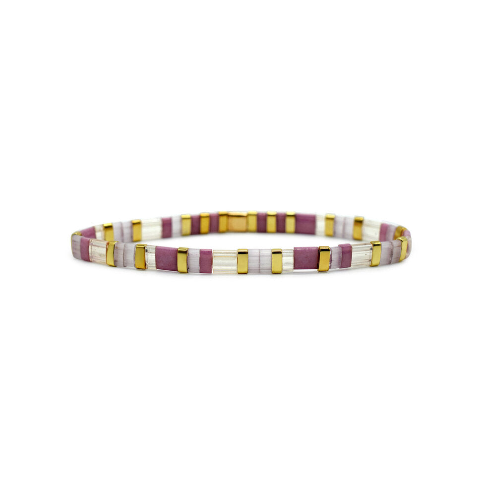 Healing Stone Bracelet Set: Rose Quartz - Freshie & Zero Studio Shop