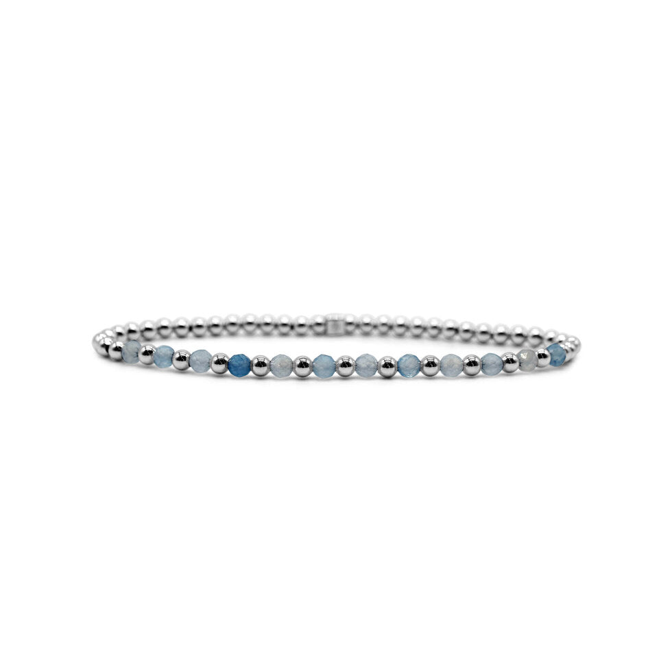 Healing Stone Bracelet Set: Aquamarine - Freshie & Zero Studio Shop