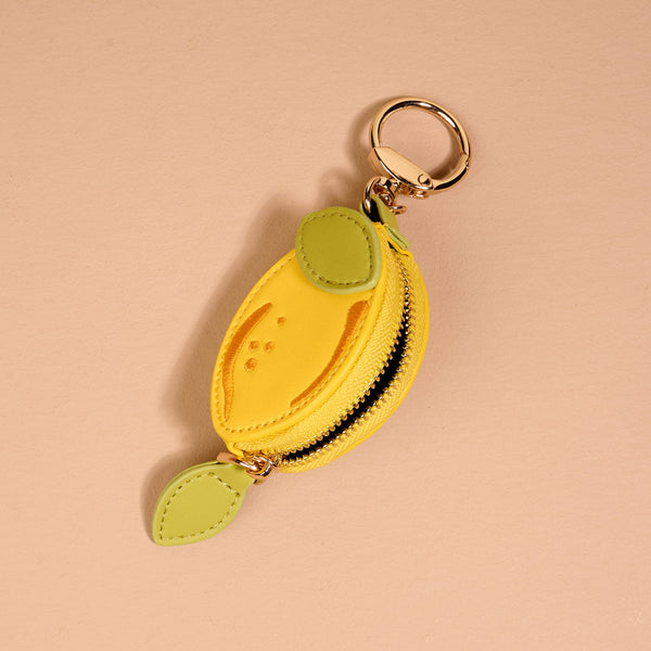 Lemon Fruit Market Bag Charm - Freshie & Zero Studio Shop