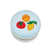 Fruit Market Round Velvet Jewelry Case - Freshie & Zero Studio Shop