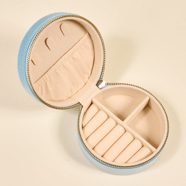 Fruit Market Round Velvet Jewelry Case - Freshie & Zero Studio Shop