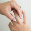 Loved: Stamped Silver Ring by Christina Kober - Freshie & Zero Studio Shop