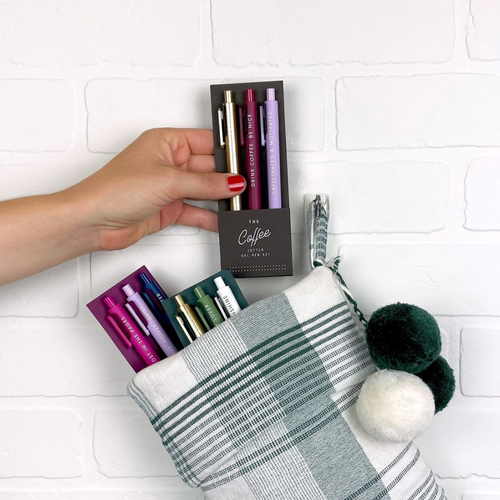 Coffee Jotters Gel Pen Set - Freshie & Zero Studio Shop