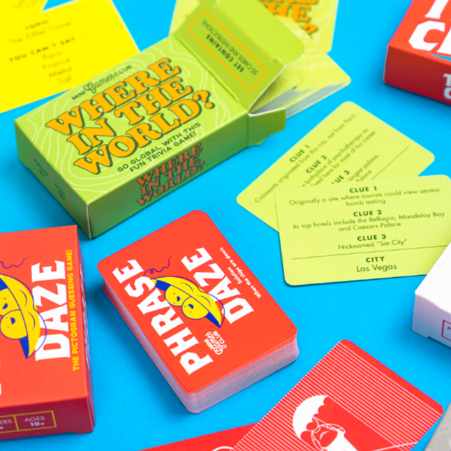 Mini Games Club Tiny Game Box - Freshie & Zero Studio Shop
