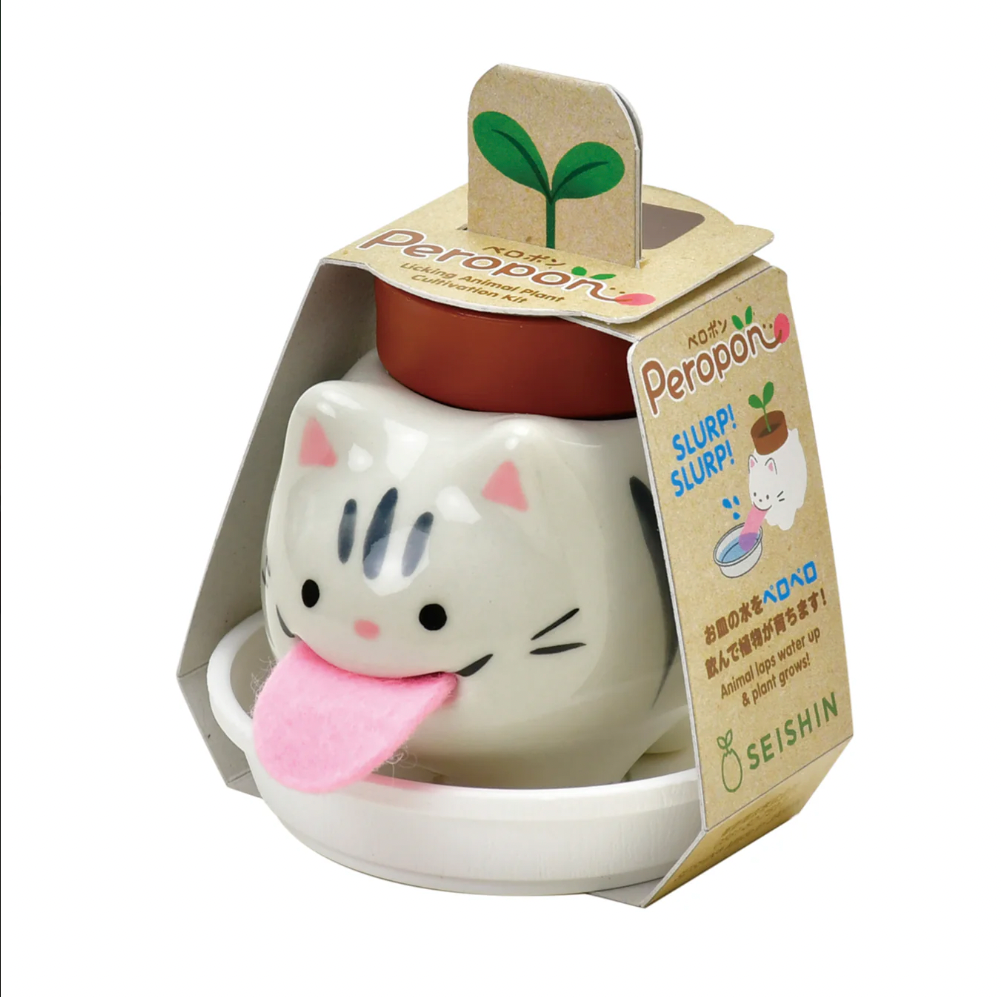 Tabby Cat Herb Plant Growing Kit - Freshie & Zero Studio Shop