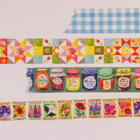 Flower Seed Pouch Washi Tape - Freshie & Zero Studio Shop