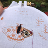 Embroidery Sampler Kit: Moth | Beginner - Freshie & Zero Studio Shop